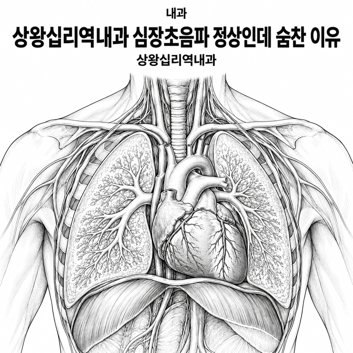서울 상왕십리역내과 심장초음파 정상인데 숨찬 이유 핵심 정보 이미지